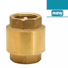 Válvula Retenção Mew Latão c/ Assento Nylon