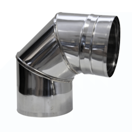 Curva 90º Inox 304 0.4MM