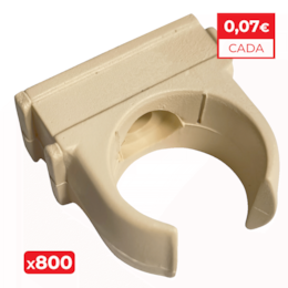 Abraçadeira p/ Tubo VD Creme - 800UNI