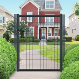 Porta Brico Hagro'Fence Cinza p/ Jardim