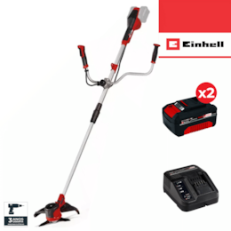 Roçadora Einhell 18V Agillo 36/255 BL-Solo + 2 Baterias 18V 4.0Ah + Carregador