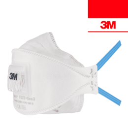 Máscara de Proteção Partículas 3M Aura 9322+ c/ Válvula FFP2