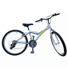 Bicicleta Montanha 24" c/ Descanso Cinza