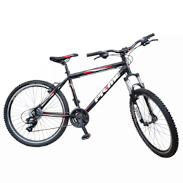 Bicicleta Montanha 26" c/ Suspensão Preto