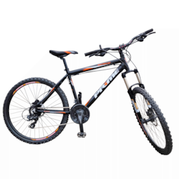 Bicicleta Montanha 26" c/ Bloqueio Suspensão Preto
