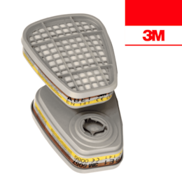 Filtro Gás e Vapores Orgânicos e Gás Ácido 3M 6057 ABE1 - PAR