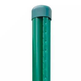 Poste Cremalheira Plastificado HC Verde c/ Tampa