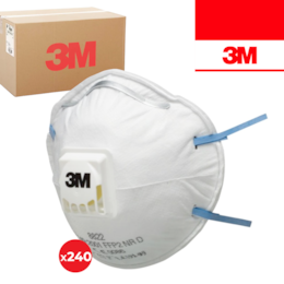 Máscara de Proteção Partículas 3M 8822 c/ Válvula FFP2 - 240UNI