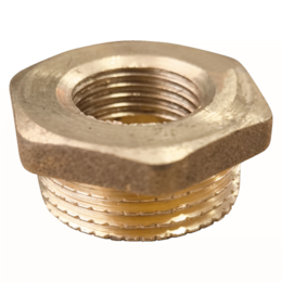 Porca Redução M/F Latão 2"x1 1/2"