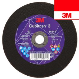 Disco Cubitron 3 3M 86647 T41 Corte p/ Inox 125MMx1MM - 25UNI