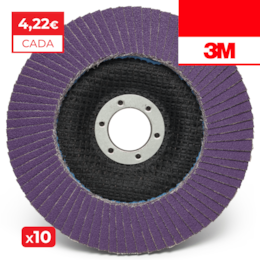 Disco Lamelas 3M 769F T29 Standard p/ Inox 125MM - 10UNI
