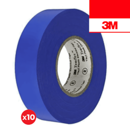 Fita Isoladora Azul 3M 155 19MMx20MT - 10UNI