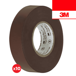 Fita Isoladora Castanha 3M 155 19MMx20MT - 10UNI