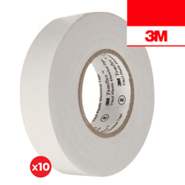Fita Isoladora Branca 3M 155 19MMx20MT - 10UNI