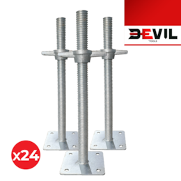 Nivelador de Rosca Devil'Tools p/ Andaime 100CM - 24UNI