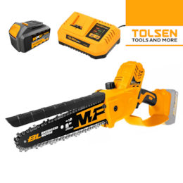 Eletrosserra Podadora Tolsen Industrial 20V 200MM + Bateria 20V 4.0Ah + Carregador