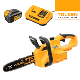 Eletrosserra Podadora Tolsen Industrial 20V 25CM + Bateria 20V 4.0Ah + Carregador