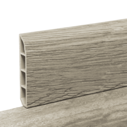 Rodapé p/ Pavimento Vinílico SPC 2400x12x80MM - Carvalho Oliva