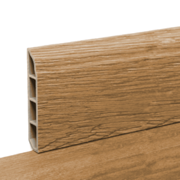 Rodapé p/ Pavimento Vinílico SPC 2400x12x80MM - Carvalho Siena