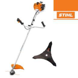 Roçadora a Gasolina Stihl FS 240 C-E c/ Fio AutoCut C 26-2 + Lâmina Corta Ervas - 250MM