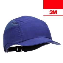 Capacete t/ Boné Proteção 3M First Base - Azul