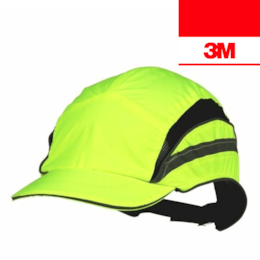 Capacete t/ Boné Proteção 3M First Base - Alta Visibilidade