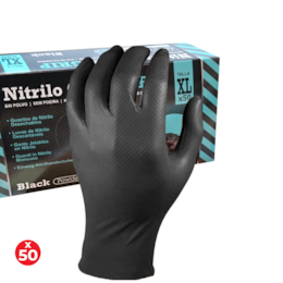 Luvas Nitrilo Texturizado Nº10 - 50UNI