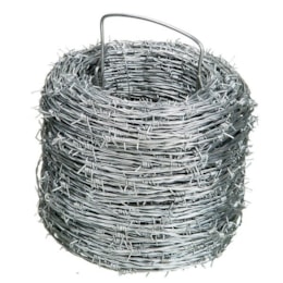 Arame Farpado Zincado Hagro'Fence 12.5CMx12.5CM - 250MT