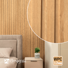 Painel Ripado WPC Designia Carvalho Âmbar 2900x196x12MM - 0.58M²