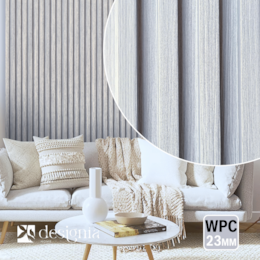 Painel Ripado WPC Designia Carvalho Glacé 2900x166x23MM - 7.68M² 