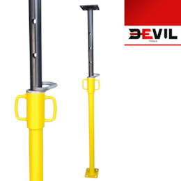 Prumo Metálico (IT) Extensível Devil'Tools 0.80MT-1.30MT