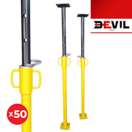 Prumo Metálico (IT) Extensível Devil'Tools 0.80MT-1.30MT - 50UNI