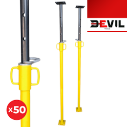 Prumo Metálico (IT) Extensível Devil'Tools 2.00MT-3.60MT - 50UNI