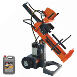 Rachador de Lenha Elétrico Monofásico 3000W 12TON + Óleo HLP 46 p/ Hidráulicos 5LT