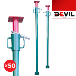 Prumo Metálico (IT) Reforçado Extensível Devil'Tools 1.70MT-3.00MT - 50UNI