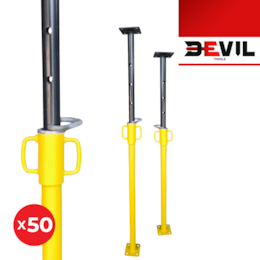 Prumo Metálico (IT) Extensível Devil'Tools 1.70MT-3.00MT - 50UNI