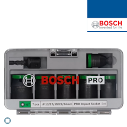 Jogo Chaves Impacto Bosch c/ Adaptadores - 7PCS (2608003032)