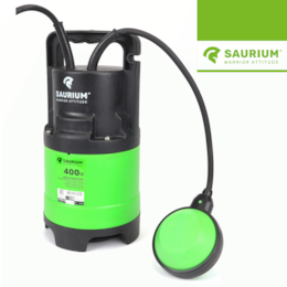 Eletrobomba Submersível Saurium 400W p/ Águas Residuais