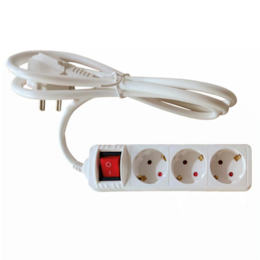 Extensão Tripla 3MT c/ Interruptor