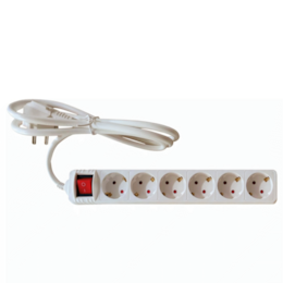 Extensão Sextupla 5MT c/ Interruptor