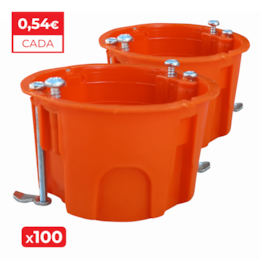 Caixa Aparelhagem Baixa p/ Gesso Cartonado - 100UNI