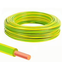Fio V 1.5MM Amarelo/ Verde - 100MT
