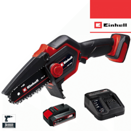 Eletrosserra Podadora Einhell GE-PS 18/15 Li Solo + Bateria 18V 2.5Ah + Carregador