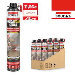 Espuma Poliuretano Soudafoam Projetável 0% Emissão MDI 750ML - 12UNI