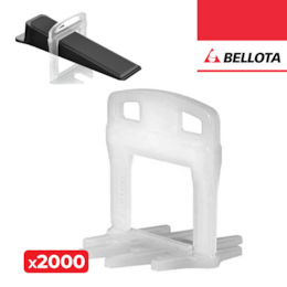 Abraçadeira Bellota p/ Nivelamento Cerâmico - 2000UNI