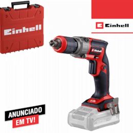 Aparafusadora Einhell p/ Gesso Cartonado TP-DY 18 Li BL - Solo + Mala