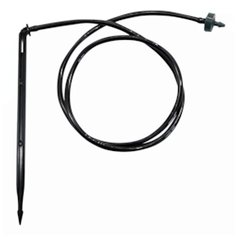 Estaca Gotejadora 2L/H Rega p/ Vaso c/ Microtubo 60CM 