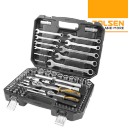 Jogo Chaves Caixa Tolsen Industrial 1/2"/ 1/4" - 82PCS