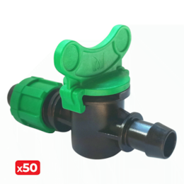 Torneira Derivação p/ Fita Gota-a-Gota - 50UNI