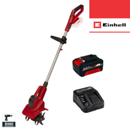 Motoenxada Einhell GE-CR 18/20 Li E - Solo + Bateria 4.0Ah + Carregador